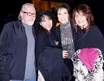Music industry friends Garth Shaw, Vickie Carrico, and Sheila Lawrence at the Musicians Hall of Fame on January 28, 2014